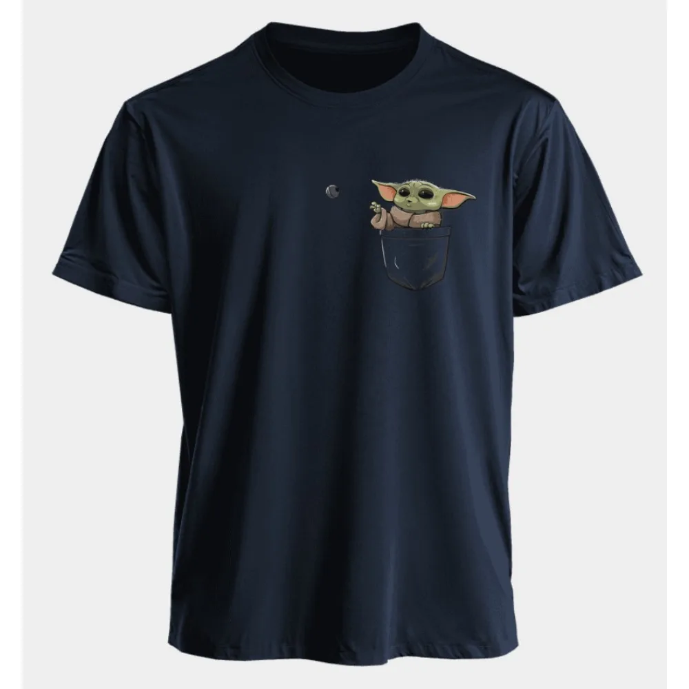 2025 Star Wars Perifere bedrukte katoenen korte mouw Amerikaanse heren en dames zomer losse dagelijkse commuter ronde hals T-shirt