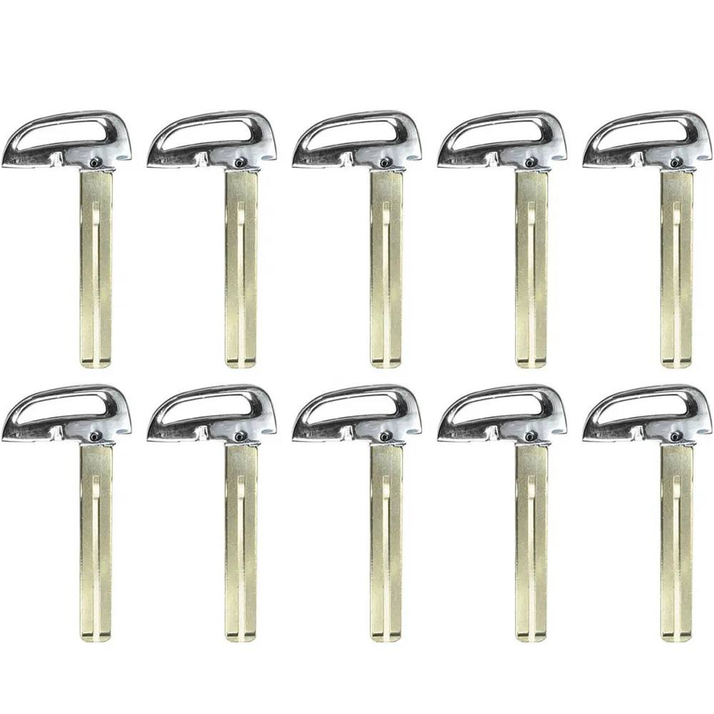 

WFMJ 10 шт. замена для Hyundai Uncut Smart Remote Emergency Insert Key Blade Blank