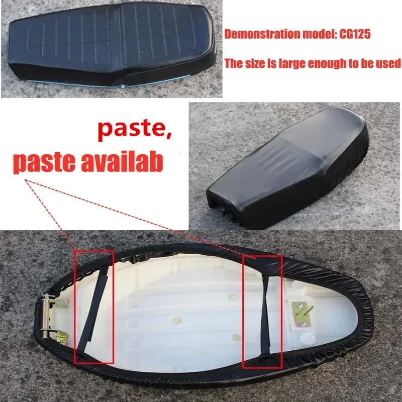 Funda impermeable para asiento de motocicleta, Protector solar a prueba de Polvo y lluvia, accesorios para cojín de Scooter