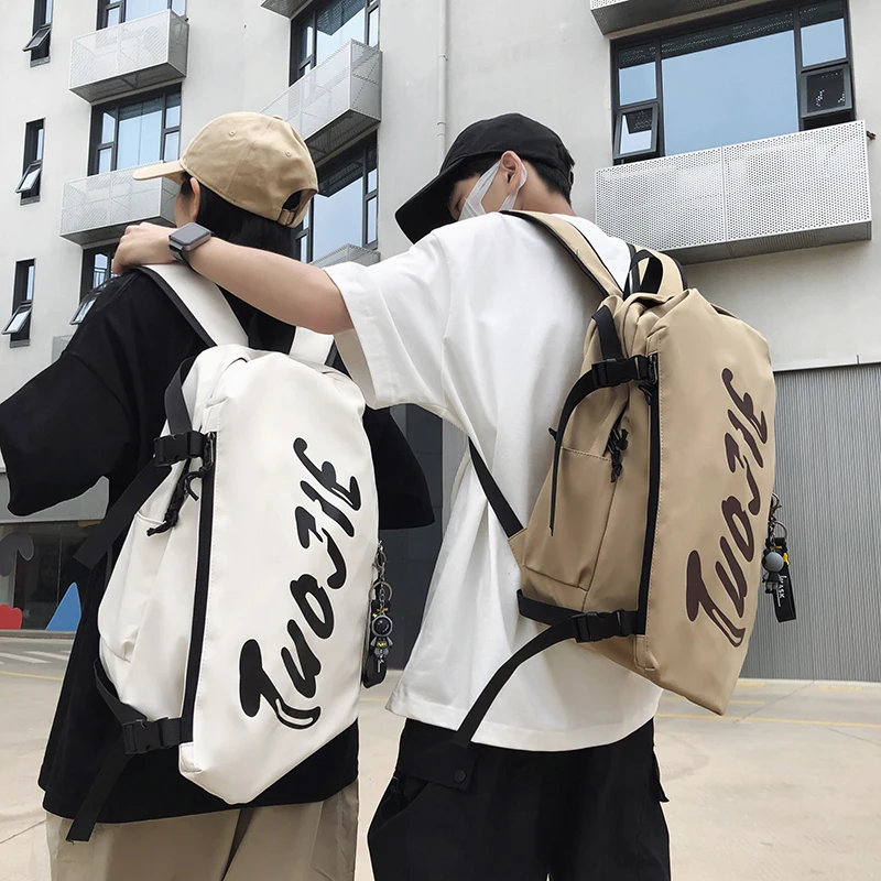 Schoolbags Boys Backpack 2023 New Fashion Brand College Student Street Trend Backpack