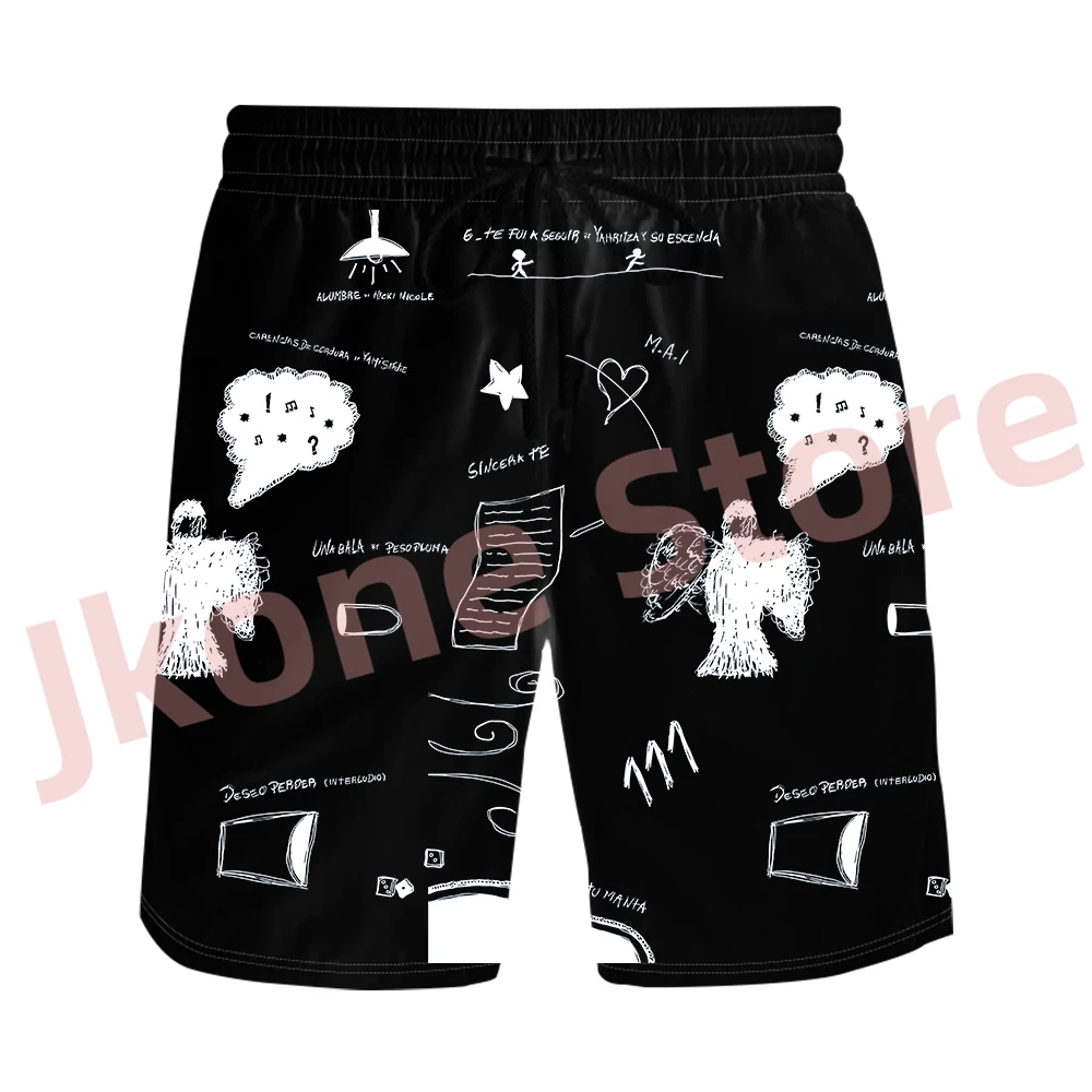 Milo J 111 Album Merch Beach Shorts Singer Tour Summer Women Men Fashion Casual Pants