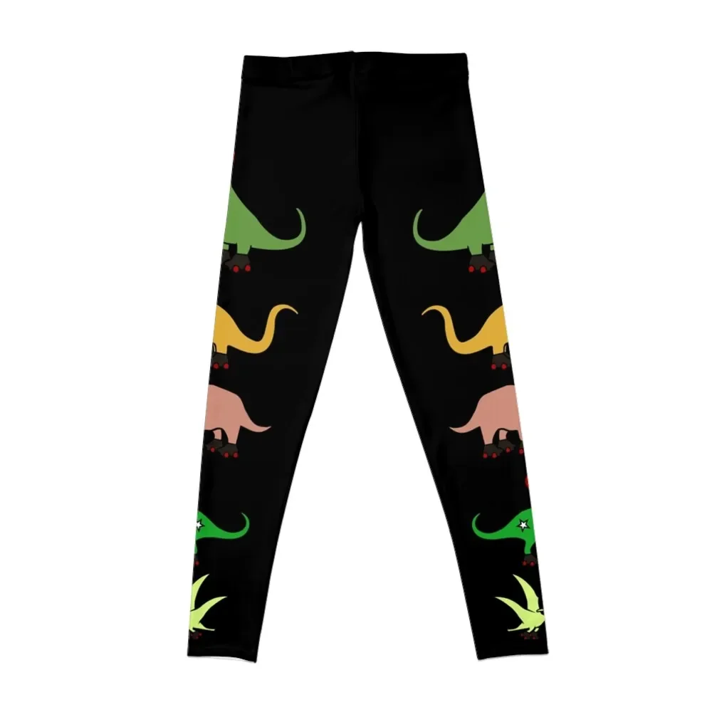 Roller Derby Dinosaurs Leggings Pants sport fitness set gym Clothing fitness sports shirts gym Womens Leggings