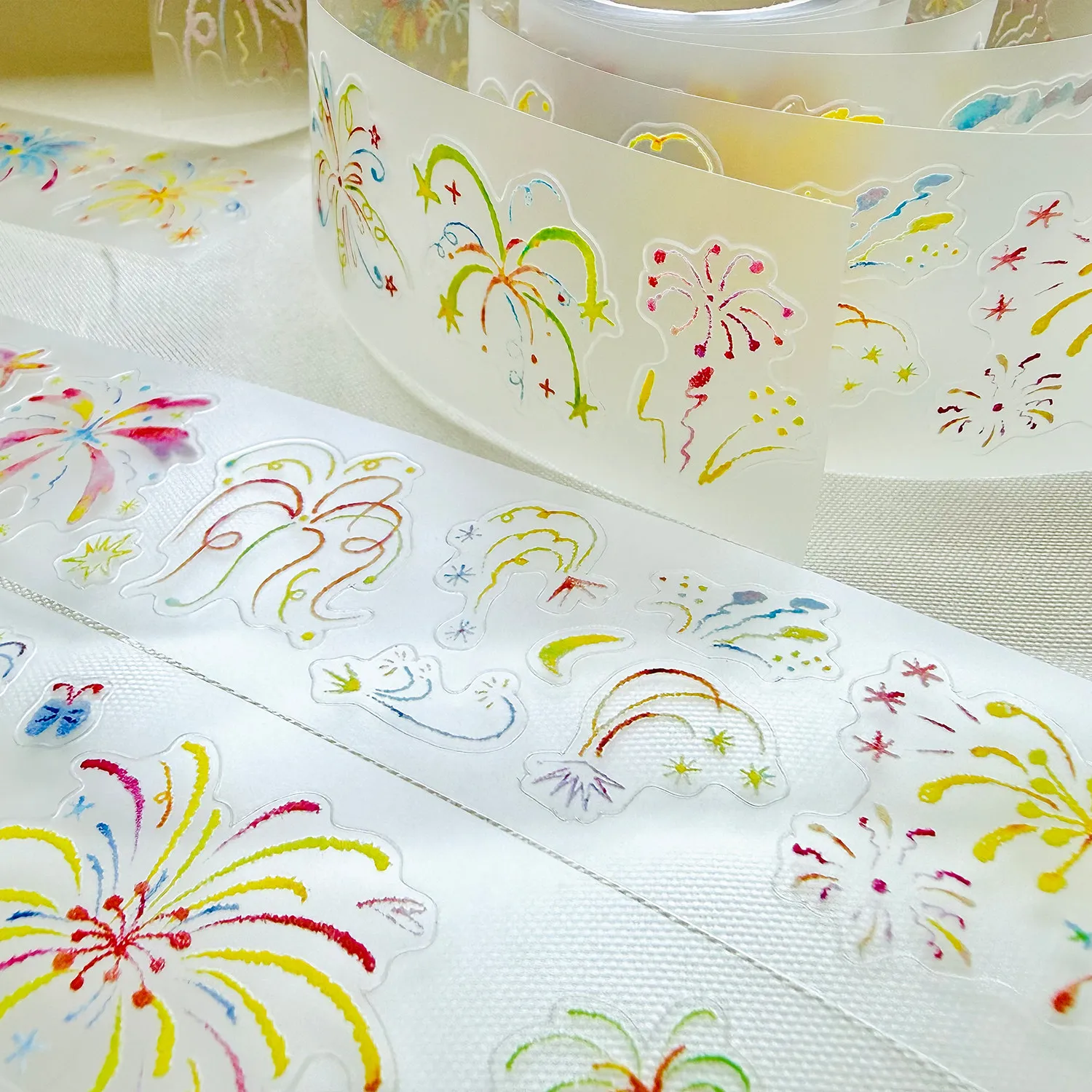 Normi Studio Beauty Girl Rijen Stoelen Gestanste PET Washi Tapes Creatieve Benodigdheden DIY Scrapbooking Kaartmaken Decoratie Sticker