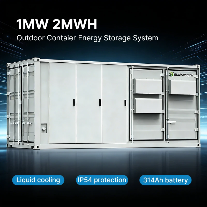 1000KWh Lithium-ion Storage Container for Solar Power Solutions
