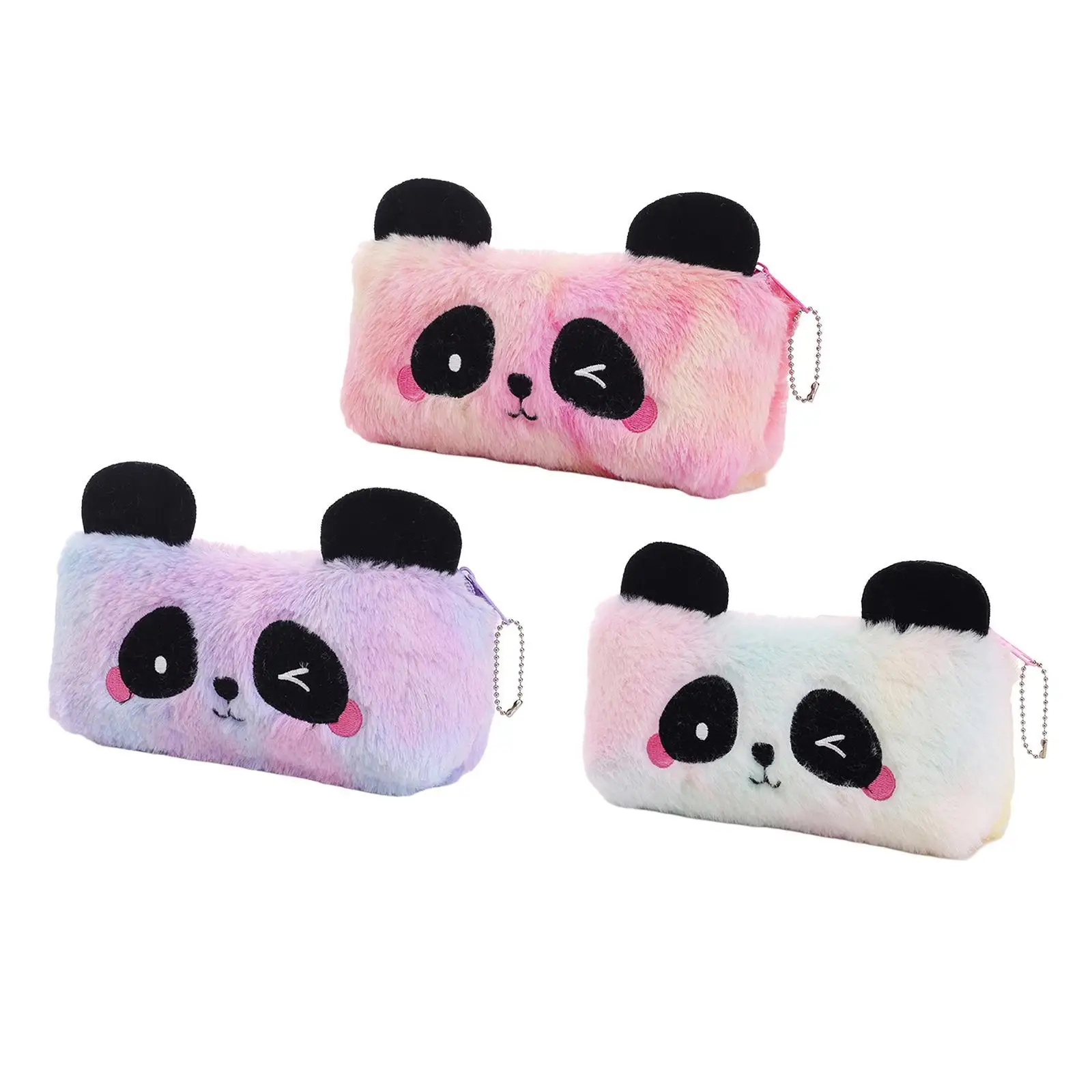 Plush Pencil Case Pens Holder Creative Pencil Pouch for Office Teens Child