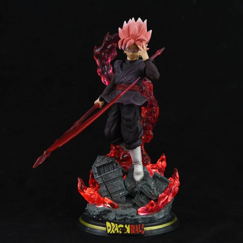 

Светящаяся статуэтка из смолы Dragon Ball GK Series Super Rosé Goku Black с LED-подсветкой - коллекционная фигурка Гоку Блэк, модель для декора, подарок для любителей аниме.