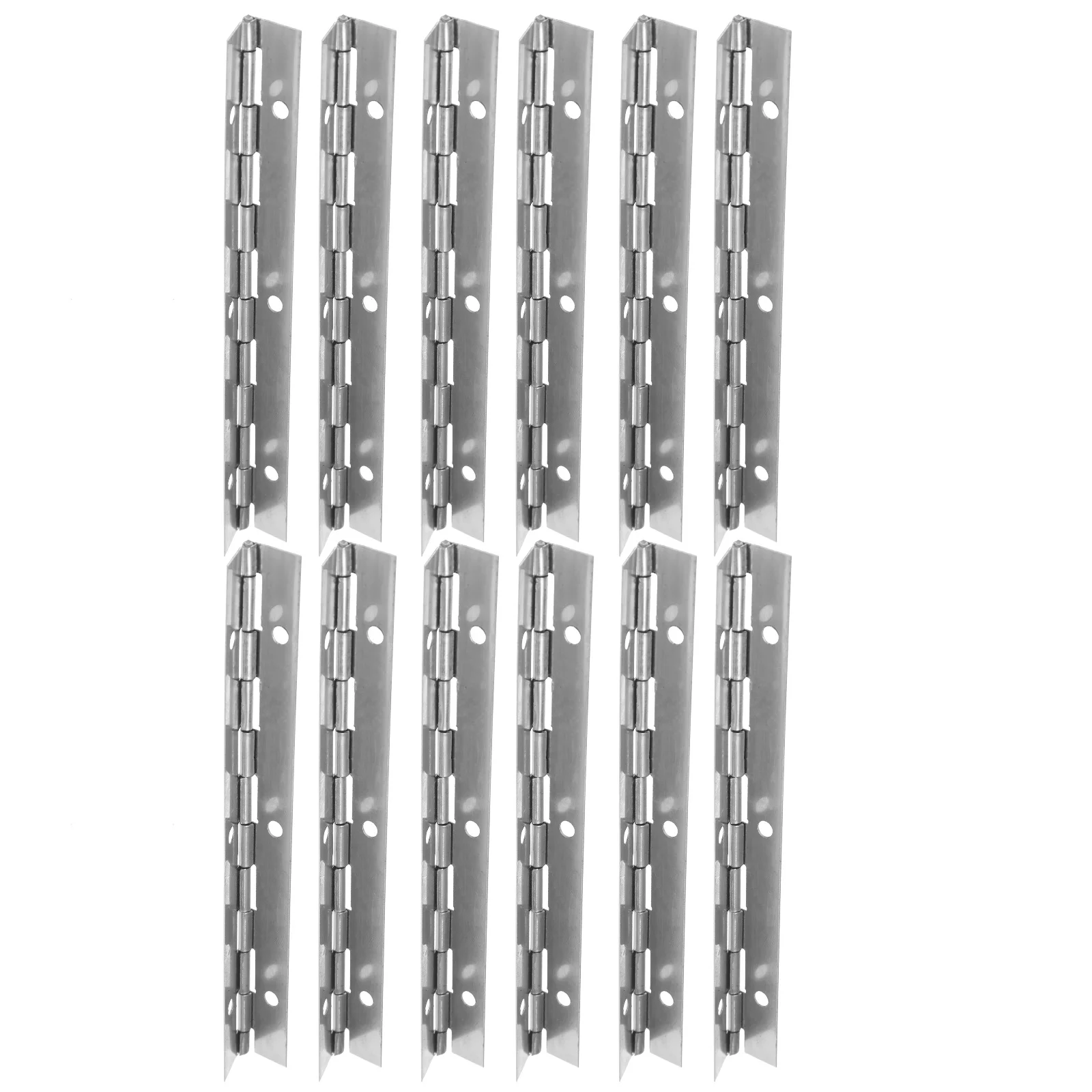 

12pcs Piano Hinge Heavy Duty Stainless Steel For Cabinet Door Folding Furniture Boat Marine Use Kitchen Bathroom Hardware Hinges