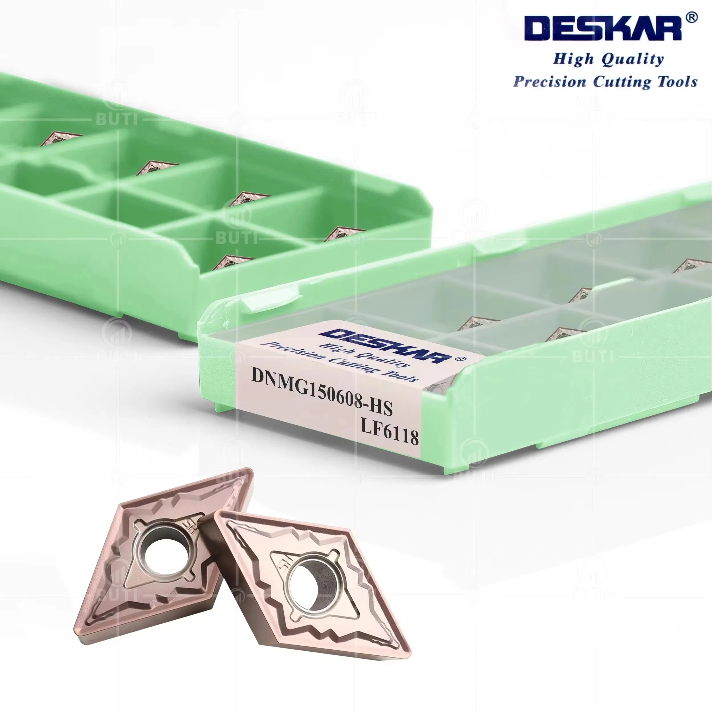 DESKAR 100% Original DNMG150604 DNMG150608 HS R-VF LF6118 Numerical Control Lathe Turning Inserts Cutting Tools Stainless Steel
