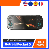 Retroid Pocket 5 Handheld Game Console SD865 5.5 Inch Oled HD Screen Bluetooth 5.1 Android 13 5000mAh Retro Video Game Player