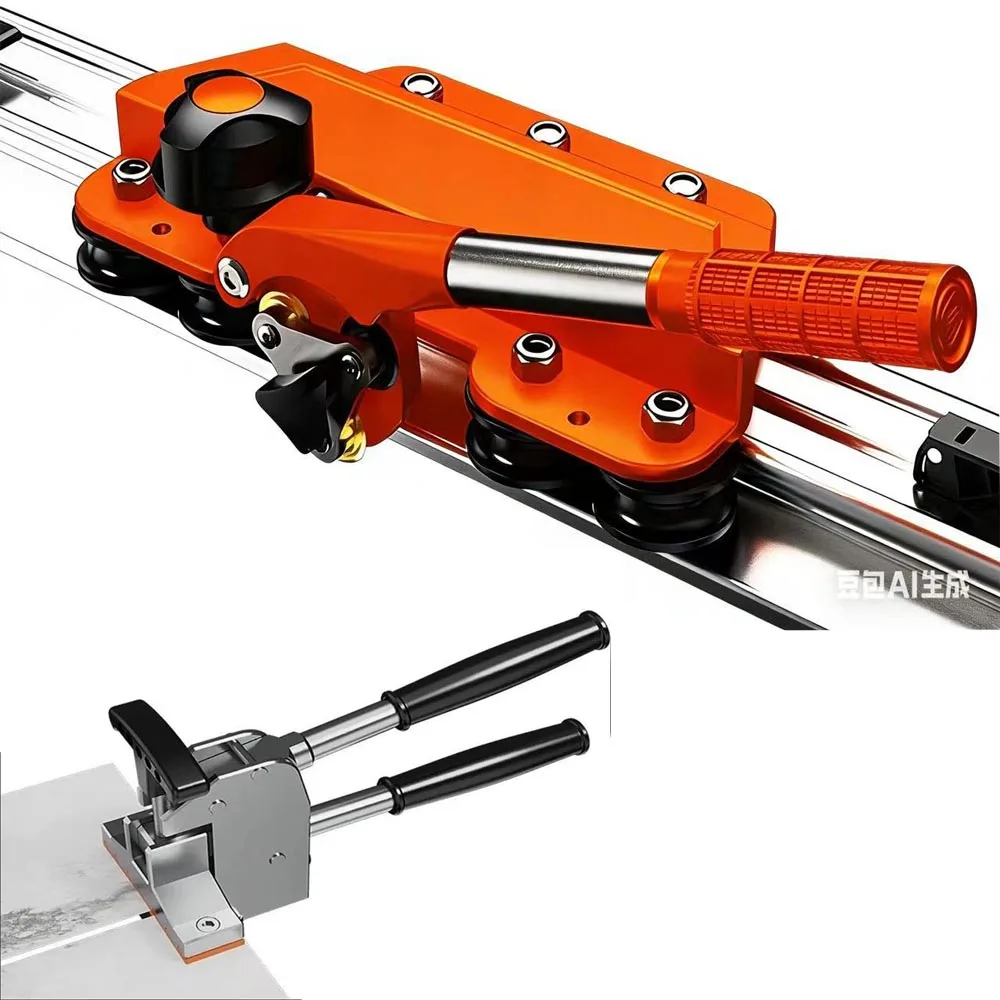 2026 New Large Format Ceramic Tile Cutting Manual Push Knife Large Slab Floor Tile Cutter Rock Slab Tile Cutting Knife