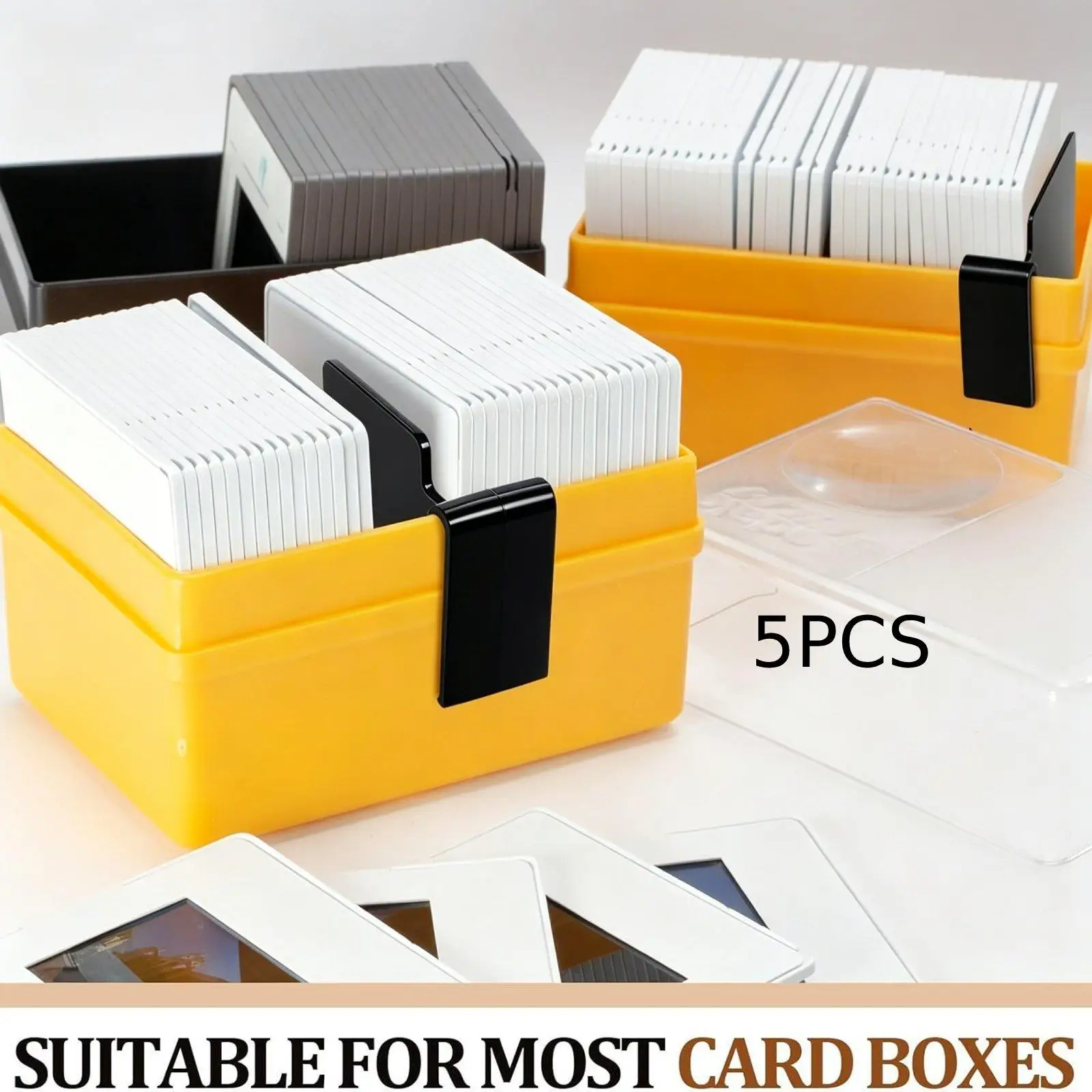5 Pieces Trading Card Divider Accessories Compatible Versatile Collection High Performance Storage Separator Clips