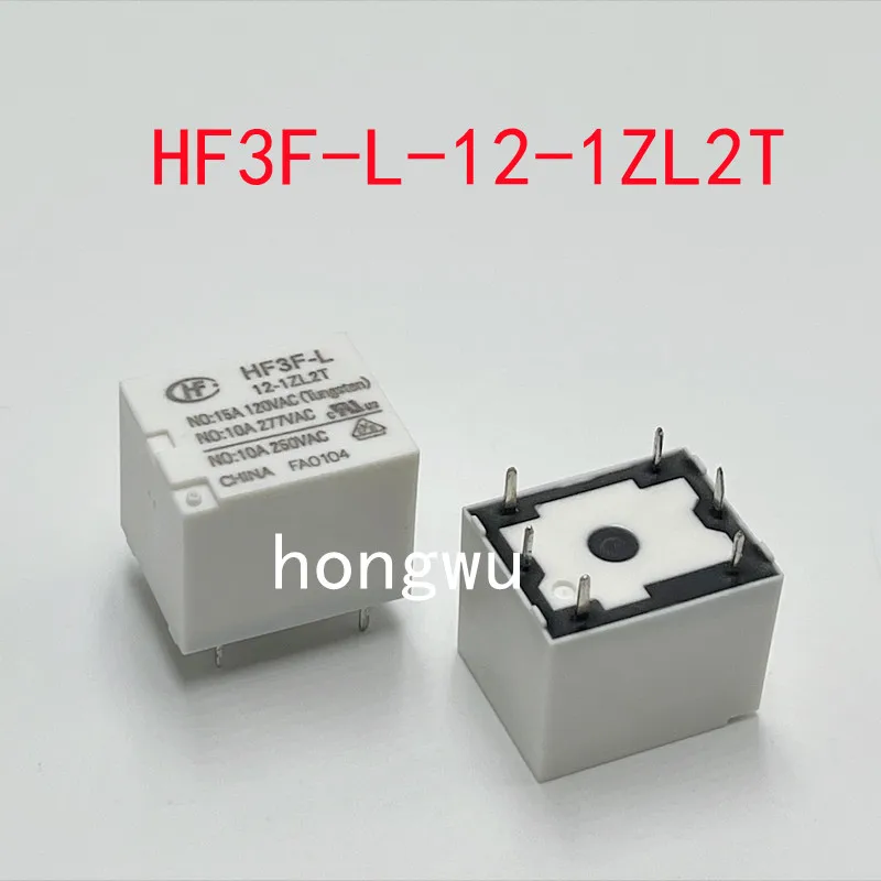 100% Original New 2PCS/ HF3F-L-12-1ZL2T DC12V relay 10A 6pins