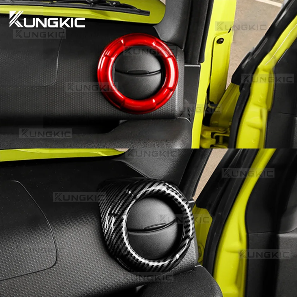 

Car ABS Dashboard Side Air Outlet Vent Interior Sticker For Suzuki Jimny 2018 2019 2020 2021 2022 2023 2024 2025 Accessories