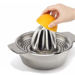 Portable Lemon Orange Manual Fruit Juicer 304 Stainless Steel Kitchen Accessories Tools Citrus Raw Hand Pressed Juice Maker