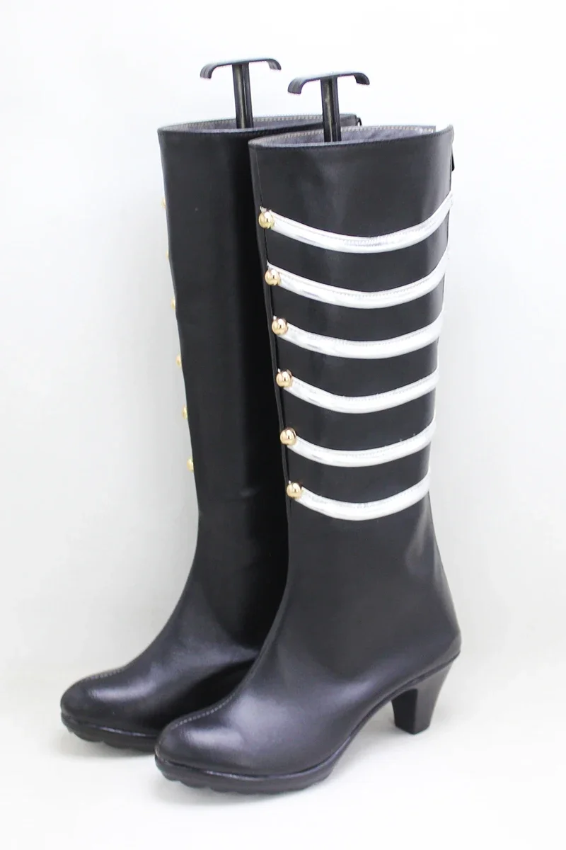 Scarpe cosplay Lelouch del 10° anniversario Scarpe in pelle PU Stivali di carnevale di Halloween Puntelli cosplay realizzati su misura