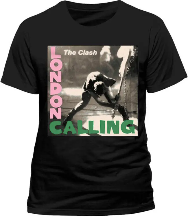 The Clash T Shirt OFFICIAL London Calling Album Cover Art Punk Rock