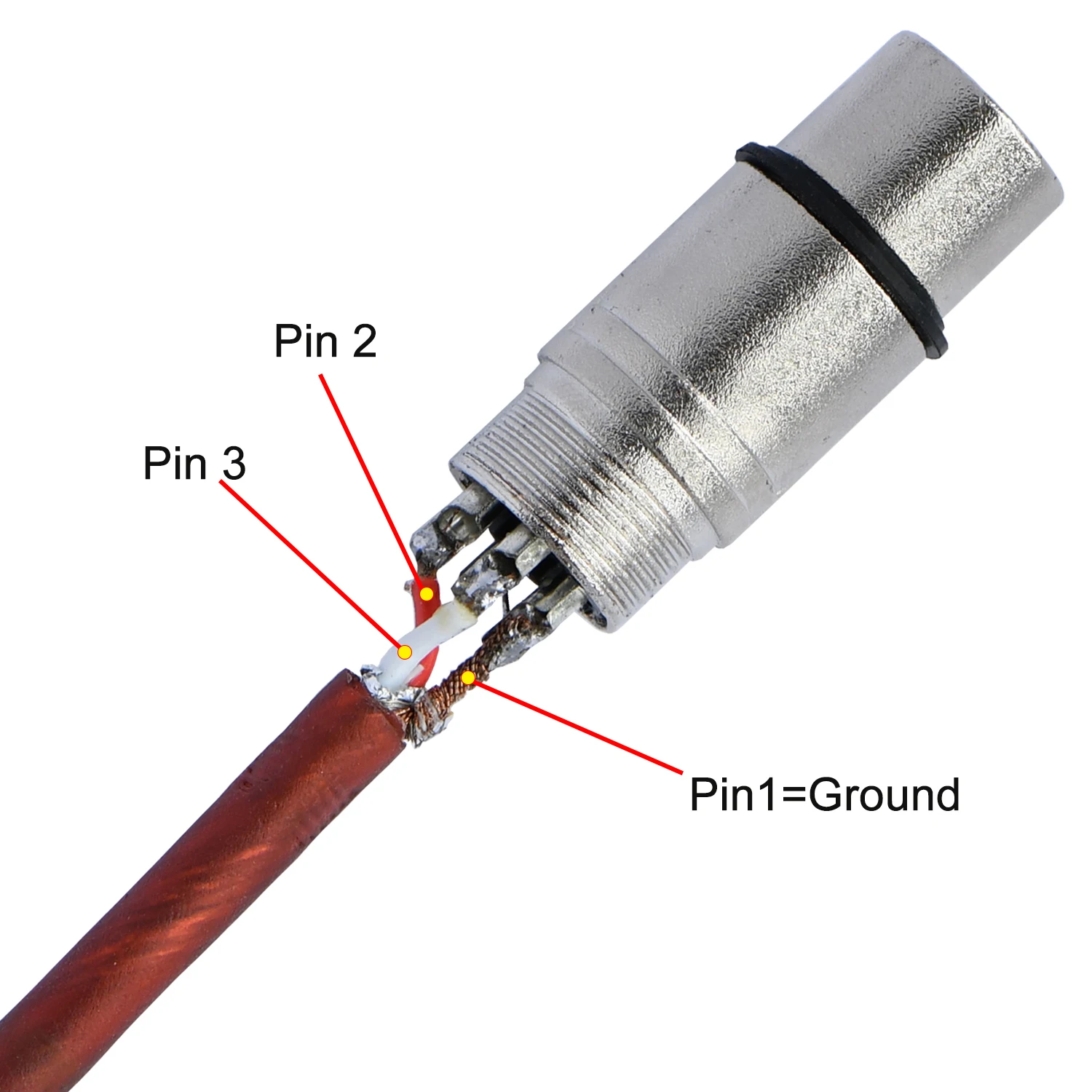 Freeboss-Cable XLR hembra a de 3 pines macho para micrófono, mezclador de Audio, tarjeta de sonido, luz de escenario de 0,5 m, 1m, 2m, 3m, 5m, XC-01