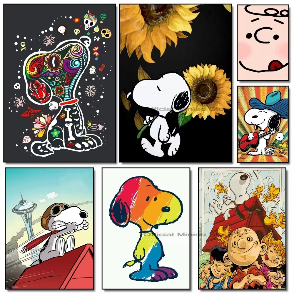 

5D Diamond Painting S-Snoopy Kawaii Cute Cartoon Full Round/Square Cartoon DIY Mosaic Cross Stitch Embroidery Gift