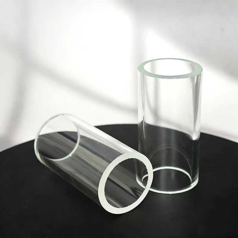 High Borosilicate Glass Column Chemical Pipeline Boiler Sight Glass Tube Pipe Viewing Cup OD15-8mm