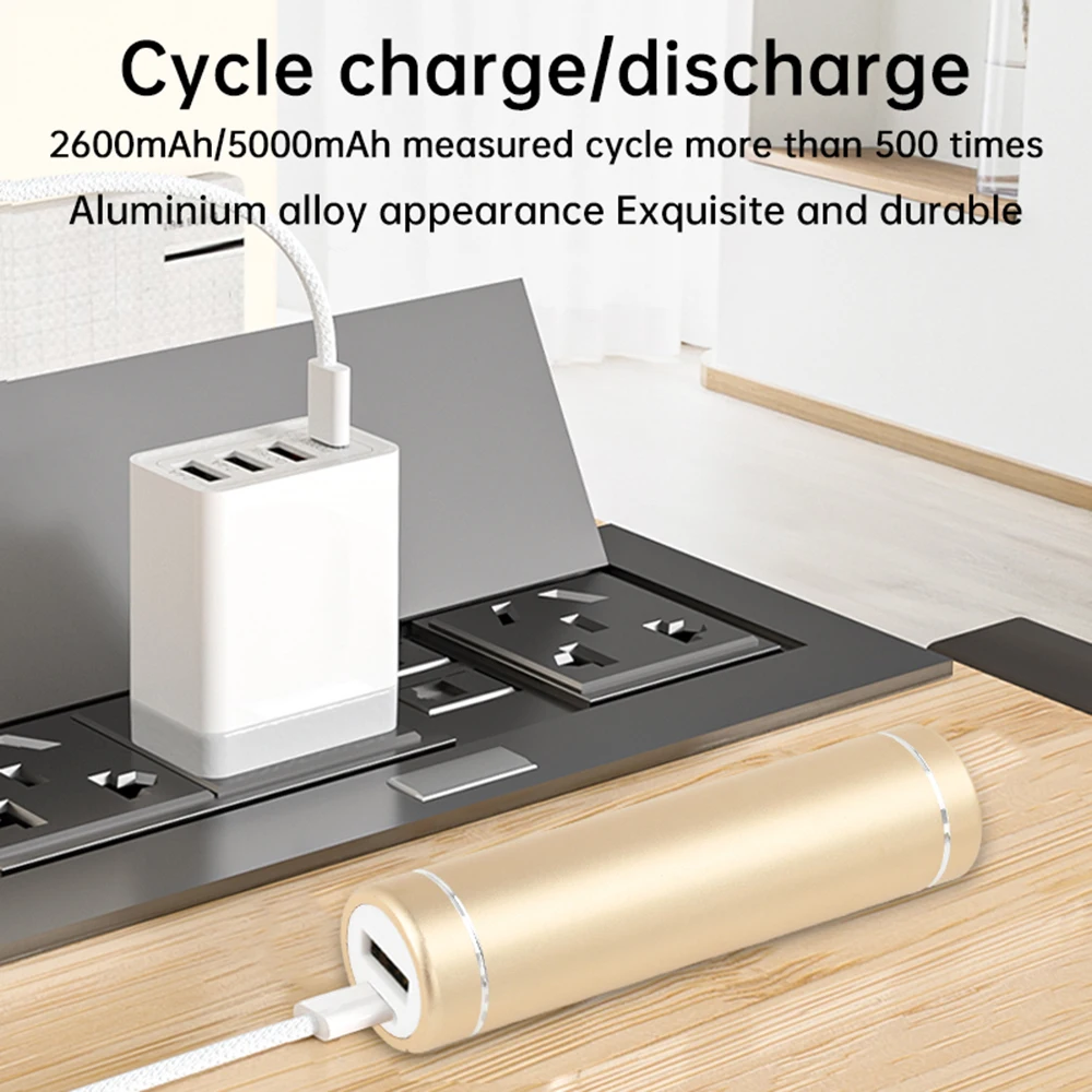 Typ C DIY Aluminium 1X 18650/21700 Batterie Powerbank-Kit Aufbewahrungsbox Schweißfreies Set 5V 2A Schnellladung für Smartphone – Detail 7