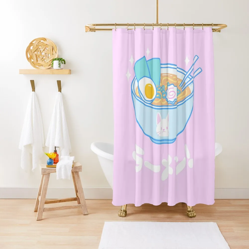 

Cute Ramen | Nikury Shower Curtain Shower Waterproof Bathroom Shower Bathroom Accessory Bathroom Set Curtain