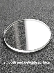 Plane Mineral Watch Glass 1.0mm Thickness Flat Round Crystal Clear Front Cover 27.5mm Diameter Part for Watch Repair