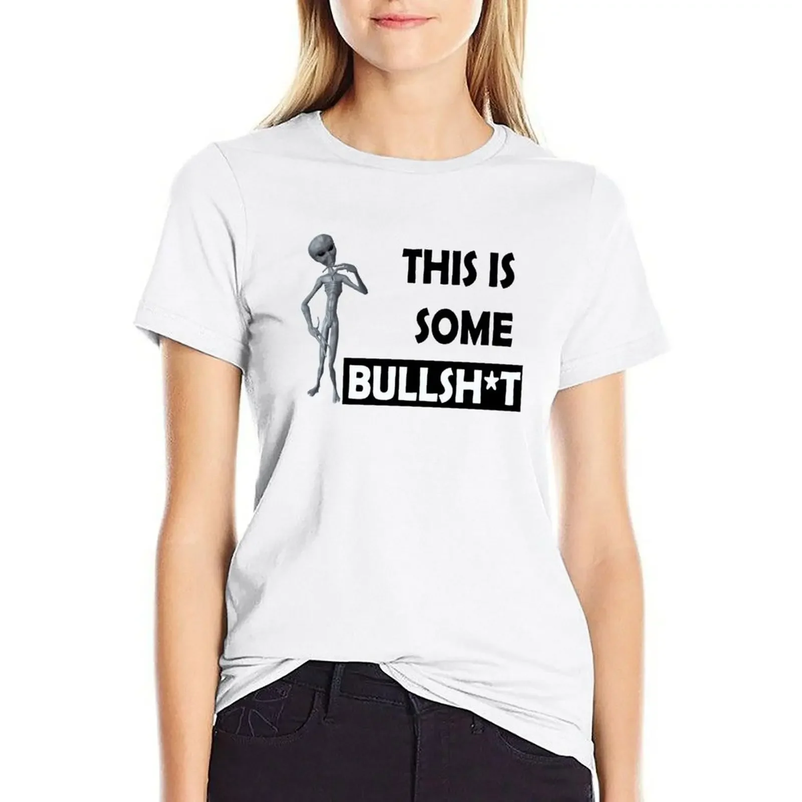 

THIS IS SOME BULLSH*T T-shirt vintage clothes summer clothes oversized t shirts for Women