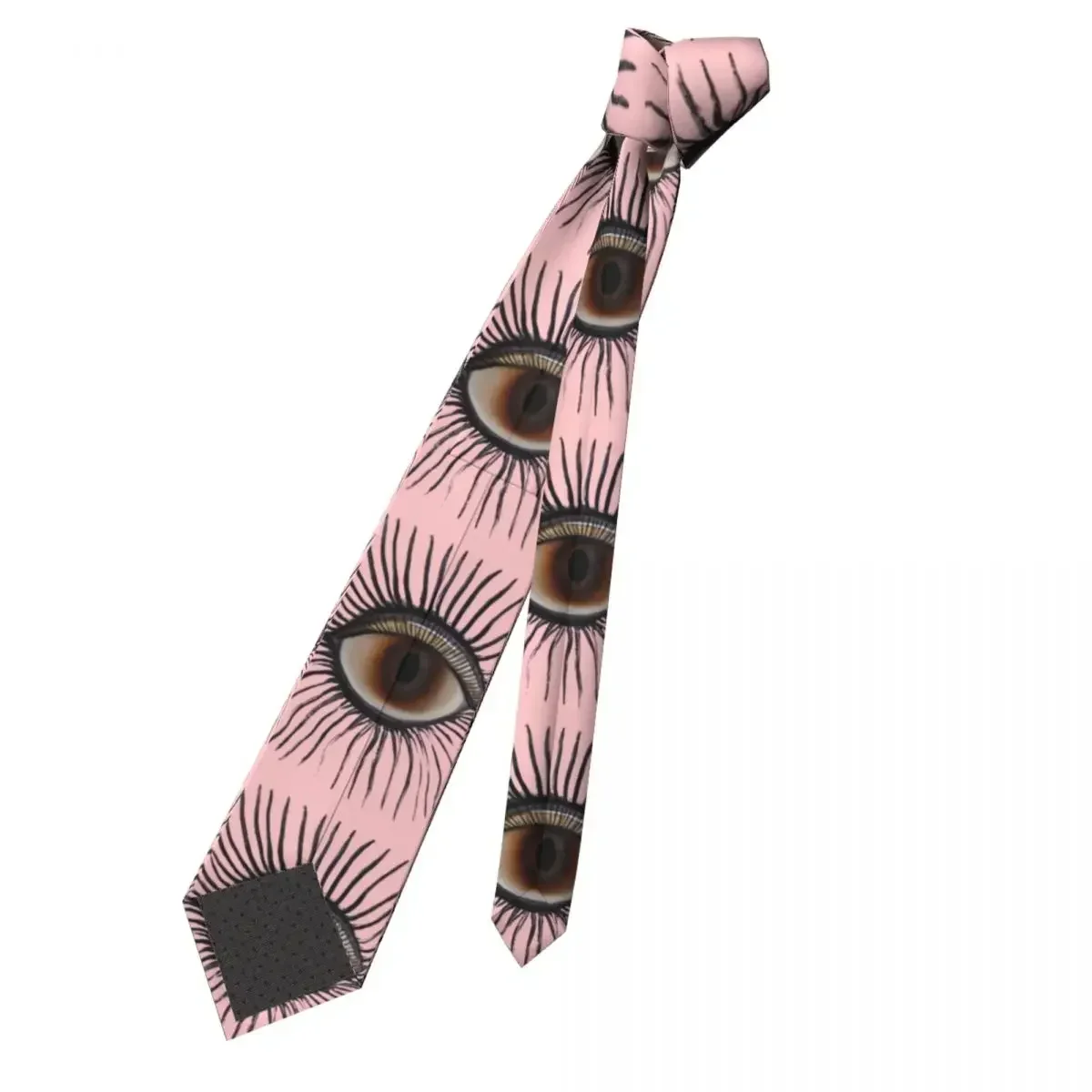 Novelty Evil Eye Illuminati Tie 3D Printing Classic Neck s For Unisex Adult Cosplay Collar  Printed Necktie Accessories