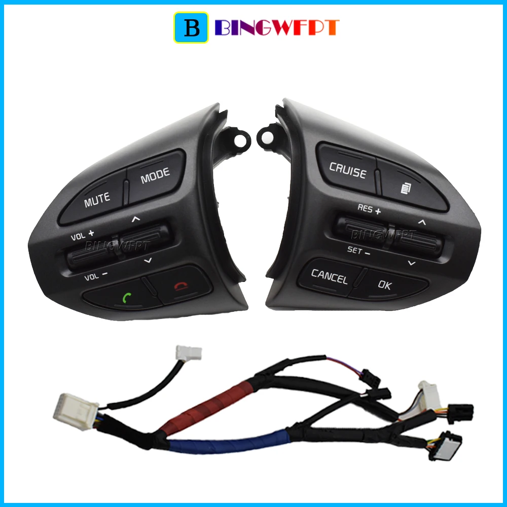 Prime Quality Car Steering Wheel Menu Control Switch Button Multi Functional Cruise Control Button For Kia K5 Optima 2014 2015