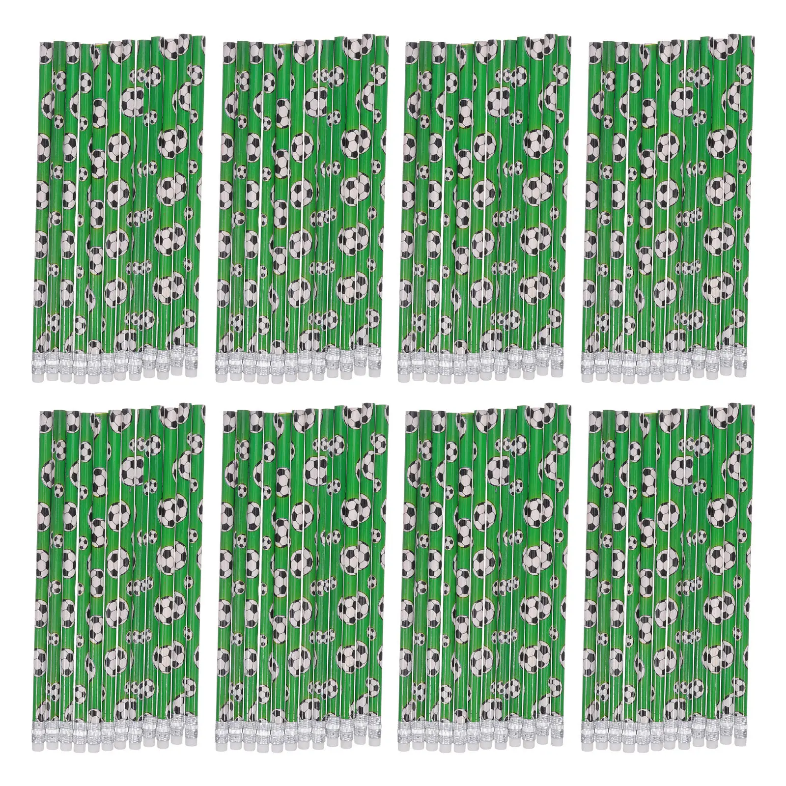 144pcs-baseball-writing-pencils-sports-themed-pencils-bulk-kids-school-supplies-cute-soccer-design-party-favor-with-erasers