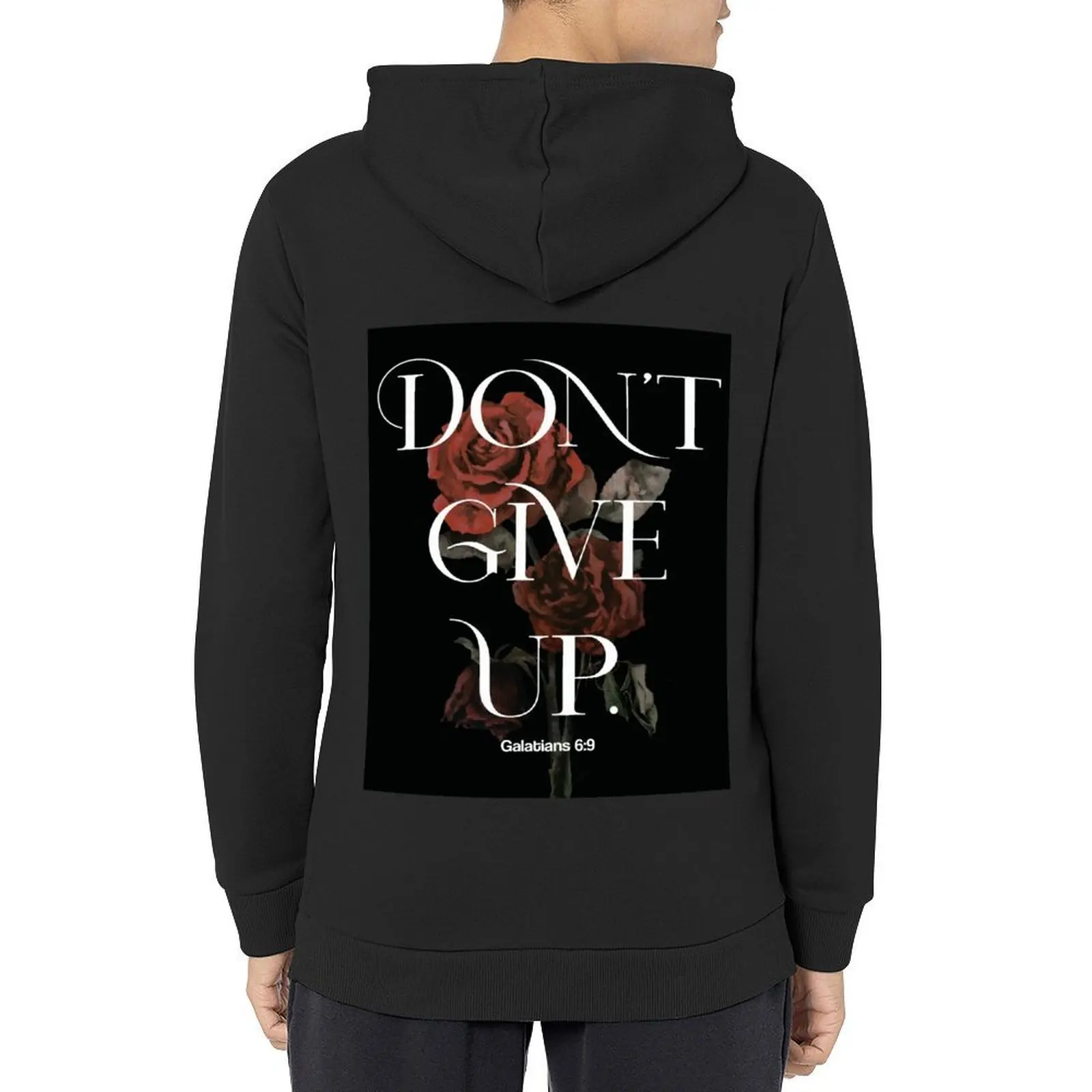 

Don't Give Up Roses (Color) Hoodie anime clothing japanese style mens clothing hooded shirt tracksuit men