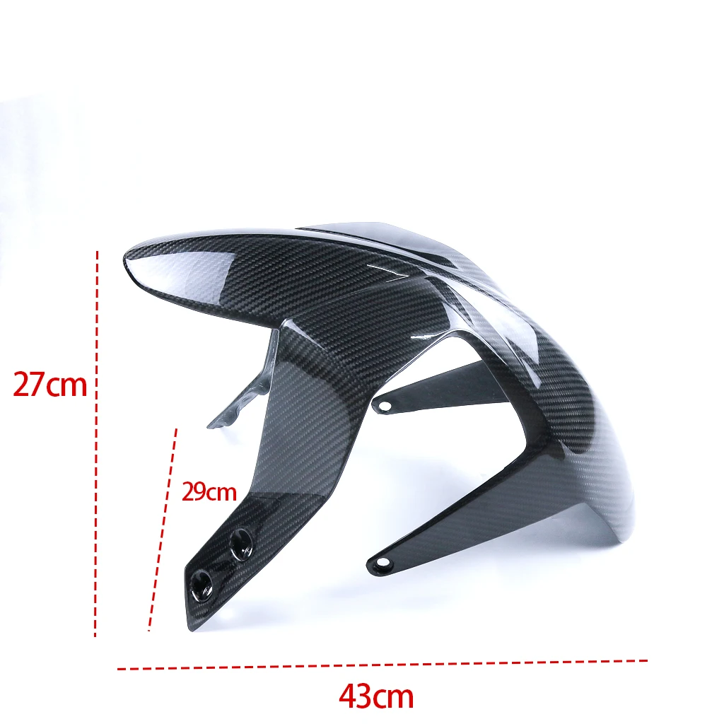 ل KTM Duke 690 2012 - 2019 2017 2018 100% 3K ألياف الكربون دراجة نارية الجبهة الحاجز المعانقة واقيات الطين هدية القلنسة الملحقات