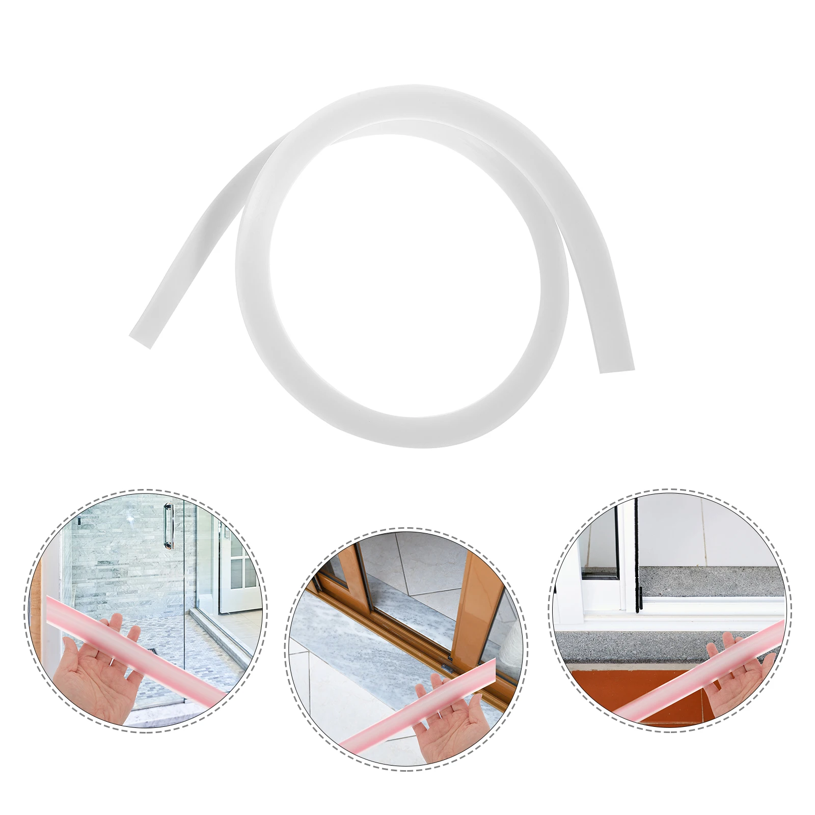 

Flexible Bathroom Shower Water Stopper Strip Door Seal Barrier Blocker For Kitchen Sink Floor Water Retaining Barrier