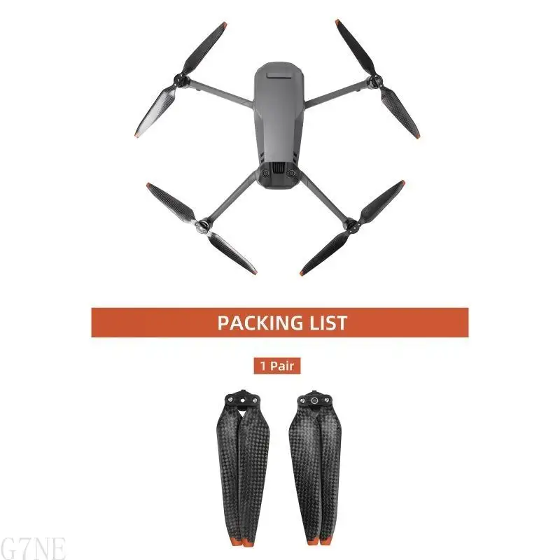 

G7NE 2 Pairs 9453F Propellers QR Low Noise Carbon Fiber Folding Props for for Mavic