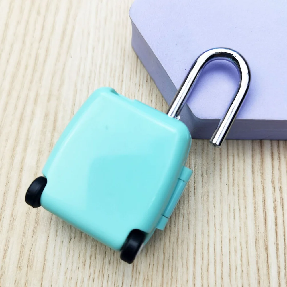 

4pcs Luggage Locks Durable Zinc Alloy ABS Combination Padlocks Small Household Daily Use Locker Waterproof Anti Rust Storage