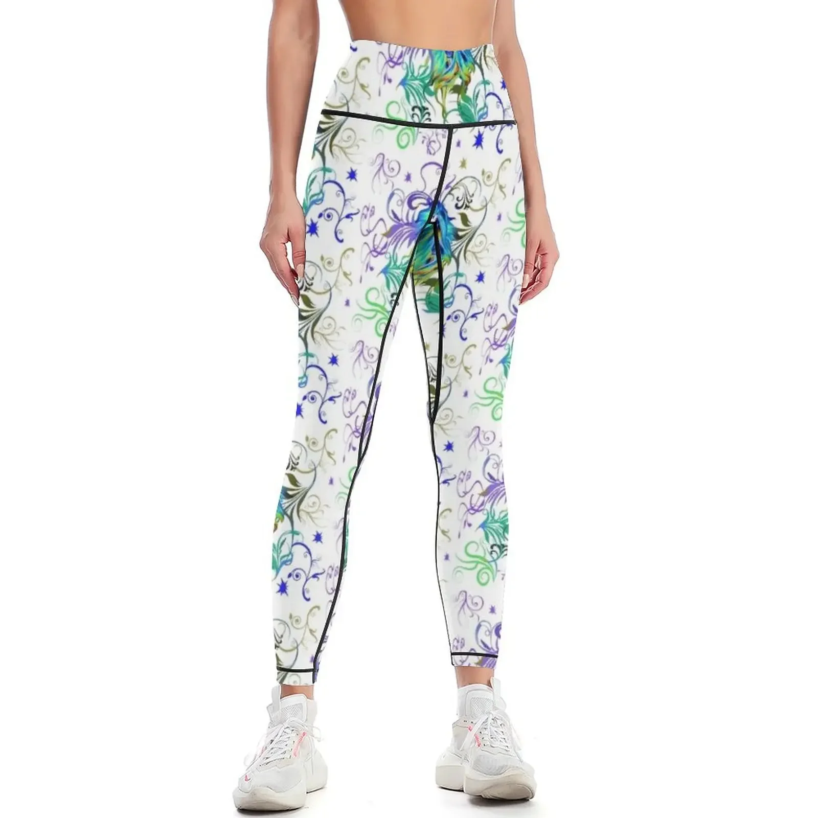 

Filigree Afghan Hound Leggings Women's pants Women sportwear exercise clothing for fitness set gym Womens Leggings