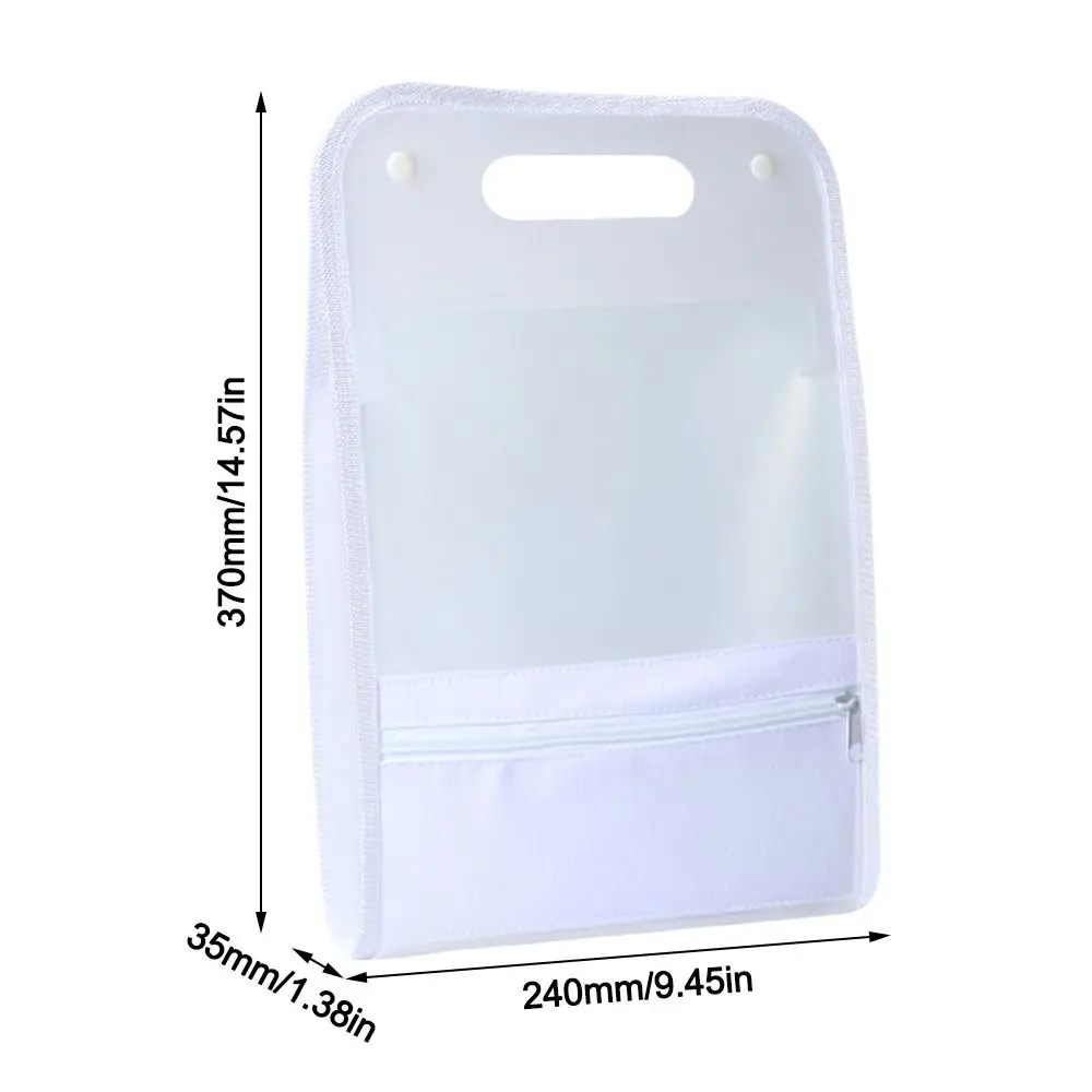 Vertical Accordion Zipper Bag Large Capacity Waterproof A4 File Folder 13 Pockets Classified Storage Test Paper Storage Bag