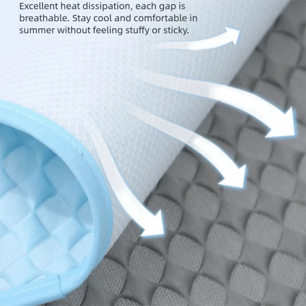 Summer Soft Stroller Mat Cool Washable Seats Cushion Cotton Breathable Pram Mats Seat Pads