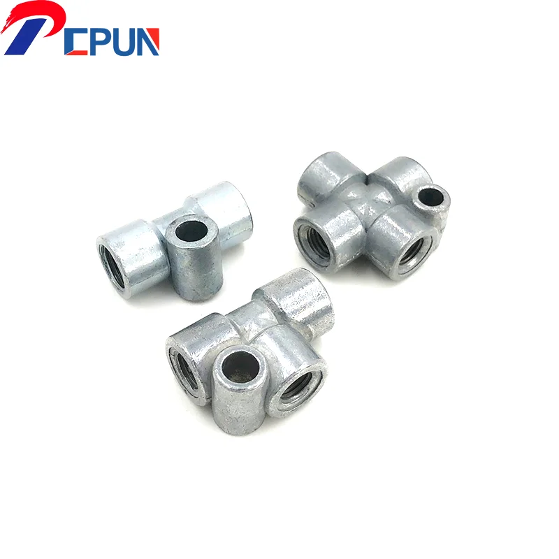 

Generic Zinc Alloy Hydraulic Fittings: M10*1 Lubrication Connectors - Dual, Triple & Quad Ports Oil Distribution Blocks