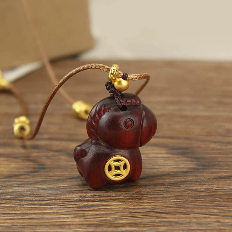 خشبية الكرتون الحصان قلادة القلائد للنساء الإناث الرجعية سترة سلاسل قابل للتعديل حبل طويل سلسلة اليومية مطابقة Accessori #5