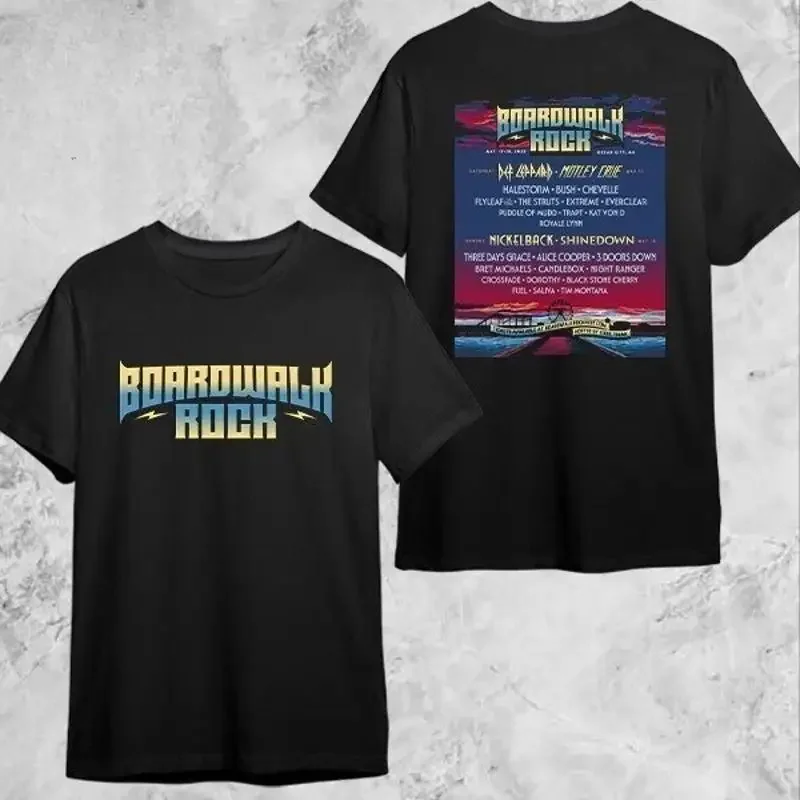 Boardwalk Rock Lineup At Ocean City Md On May 17 18 2025 T Shirt Fan S
