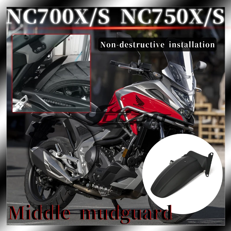 Motorcycle Fender Rear Extender Hugger Mudguard For HONDA NC700 NC750 S / X NC750S NC750X NC700S NC700X NC 750 700 2012-2022