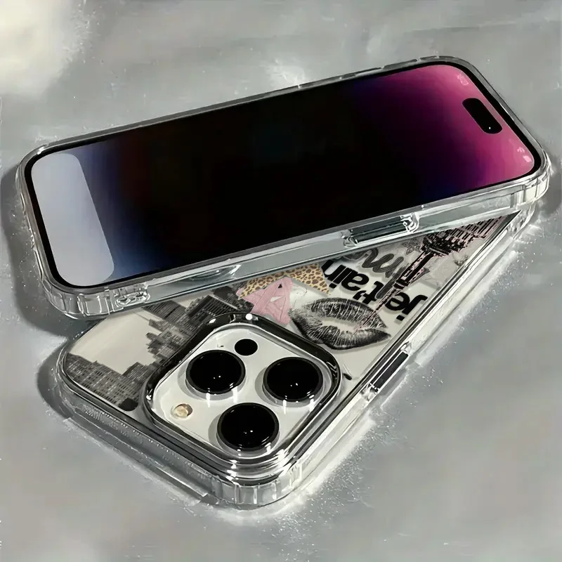 Custodia per telefono Trendy con stampa leopardata Star Patchwork per iPhone 17 Custodie per iPhone Air 16 15 14 13 12 11Pro Max 16E XS XR X 7 8Plus Cover