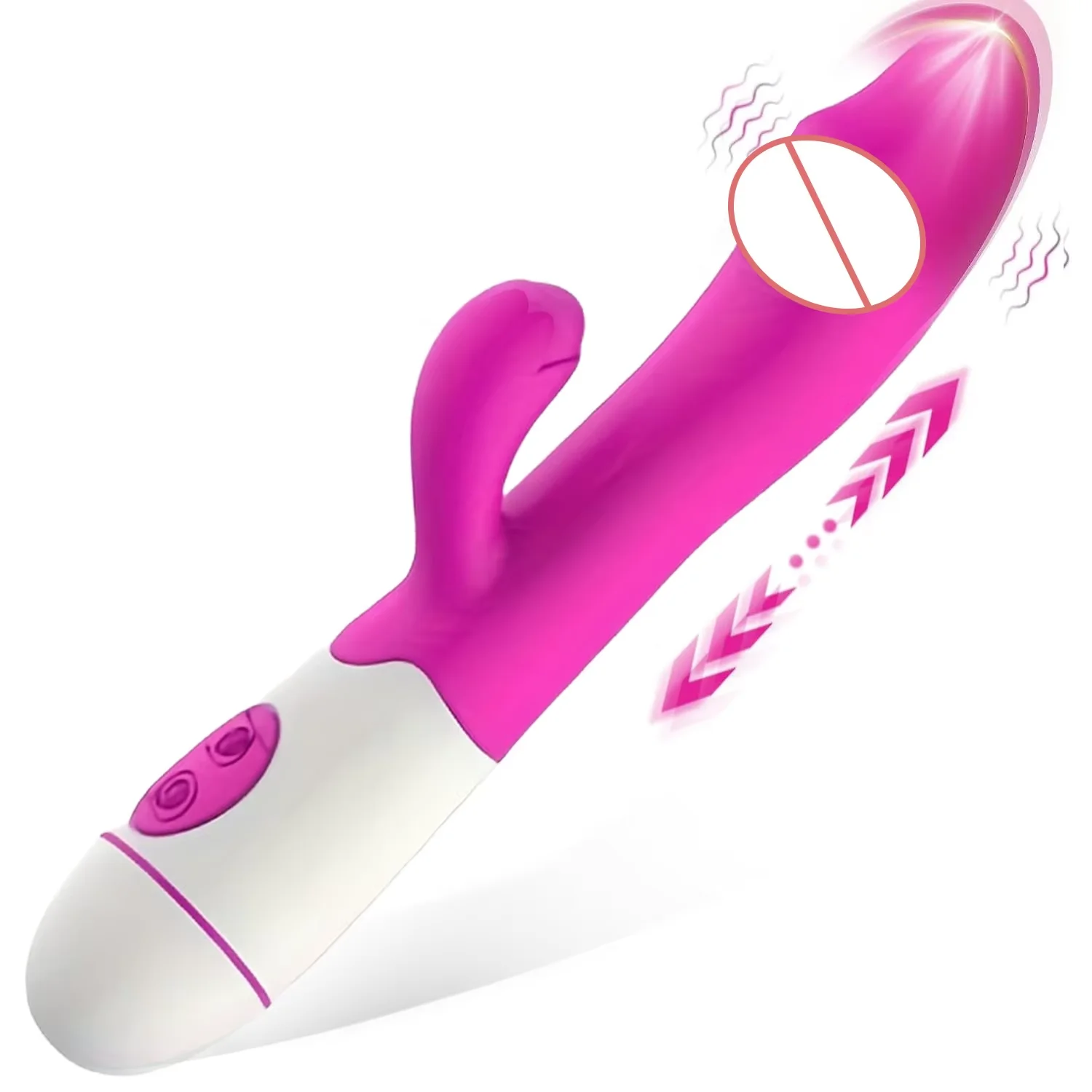 Powerful Rabbit G Spot Vibrator Female Dildo Clitoris Stimulator Penetration Vagina Massage Masturbator Adult Sex Toys For Women_voghion.com