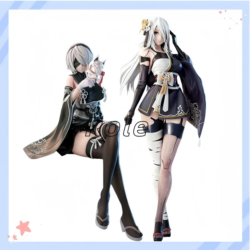 

【In Stock】17-21.5cm Sitting Posture Kimono 2B Miss Pvc Beautiful Girl Box Ornaments Hand Gift Collection