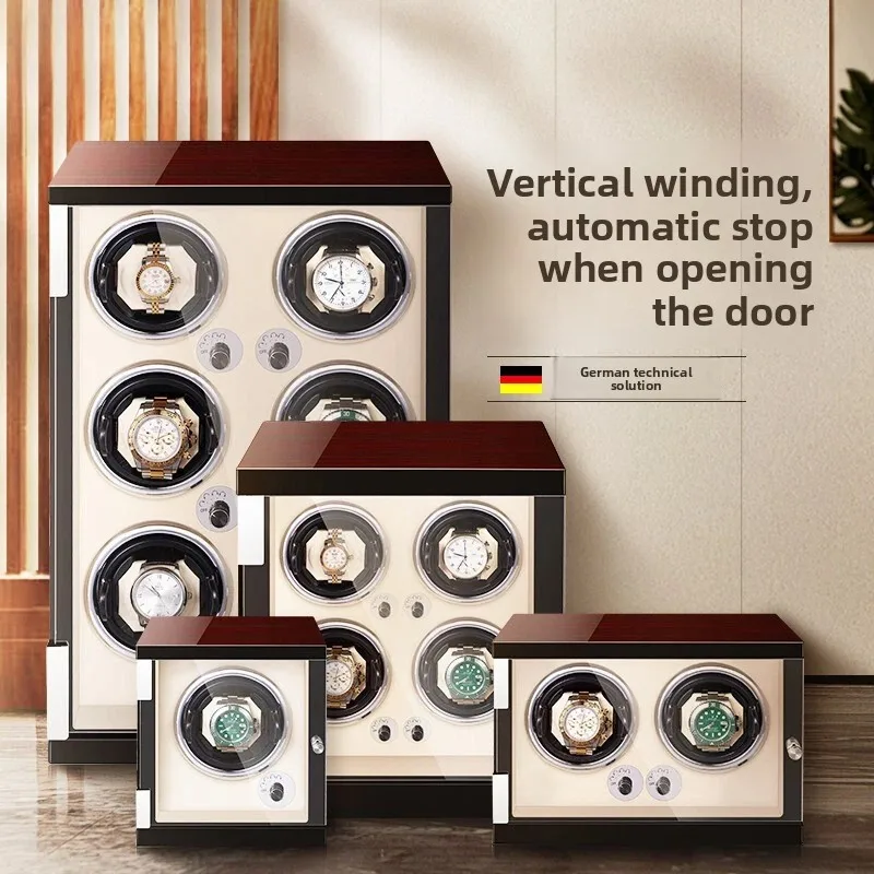 Automatic Rotating Watch Winder Box Silent Mechanism Movement Watches Winding Device Household Mechanical Watch Storage Boxes