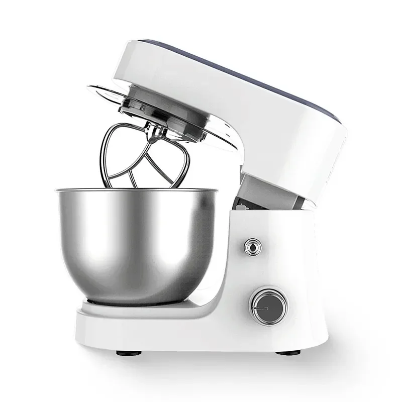 Kitchen Bakery Bread Dough Mixing Machine Processor And Electric Egg Cake Flour Stand Food Mixer with Stainless Steel Bowl