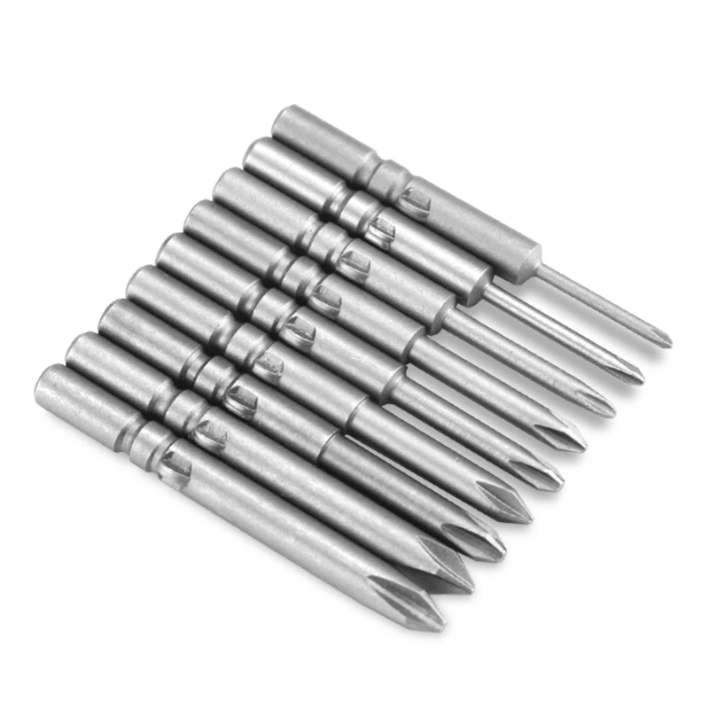 802 6mm Round handle Screwdriver Bit High Magnetic PH00 PH0 PH1 PH2 Cross Screw Driver Bit