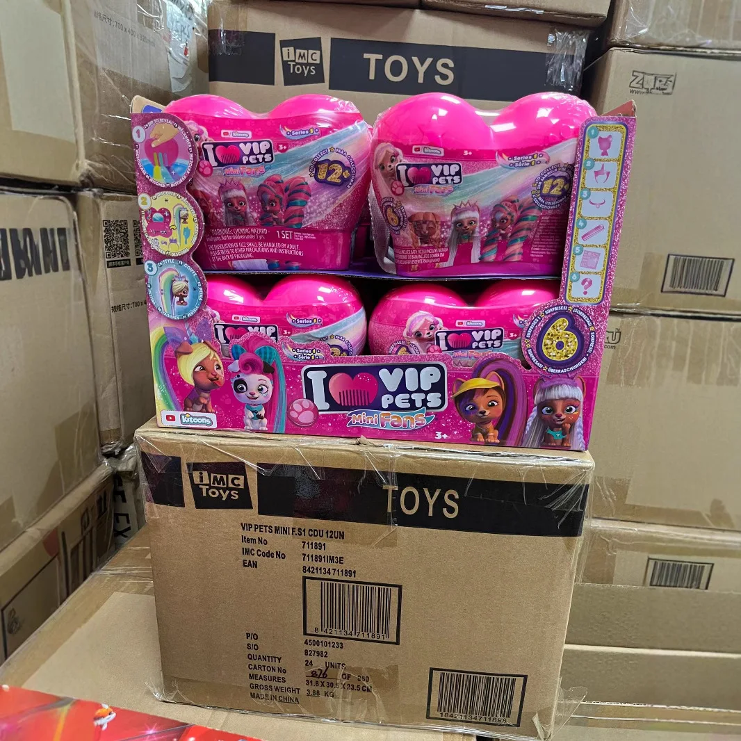 أنا أحب VIP الحيوانات الأليفة المشجعين الصغيرة تصفيف الشعر دمية الحب كلب صغير القلطي مفاجأة صندوق أعمى لعبة جديلة #3