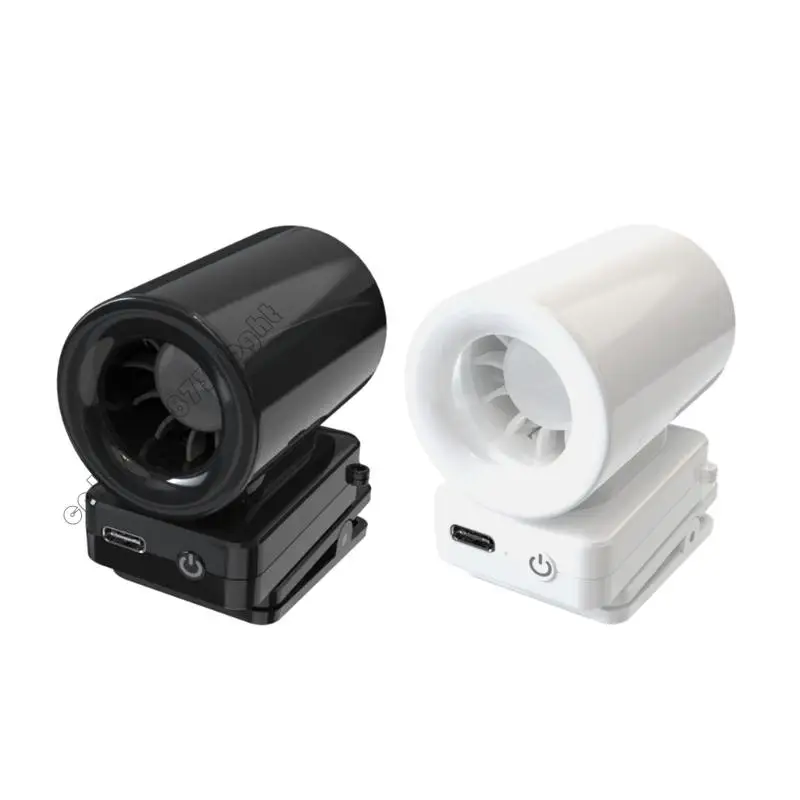 

Портативный носимый гаджет USB -заряжаемый охлаждающий блок с регулируемой пластиковой текстурой для крепежа для наружного офиса